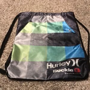 Hurley drawstring bag